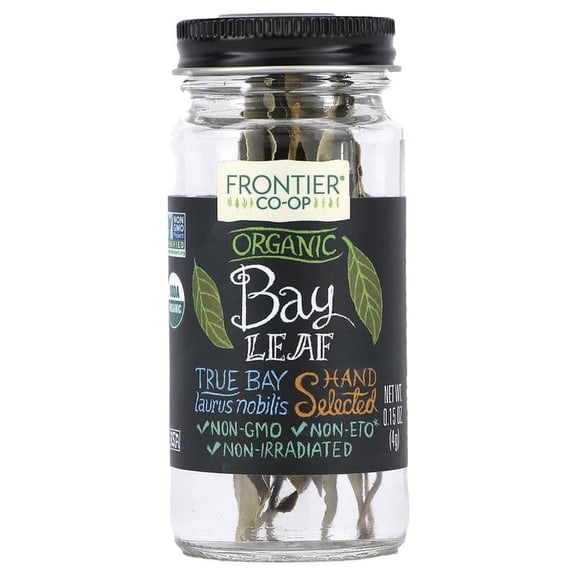 Frontier Co-op, Organic Bay Leaf, 0.15 oz Pack of 2