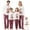 White Mom, variant on Family Matching Christmas Pajamas Outfits Long Sleeve Elk Printed Tops Elastic Plaid Pants