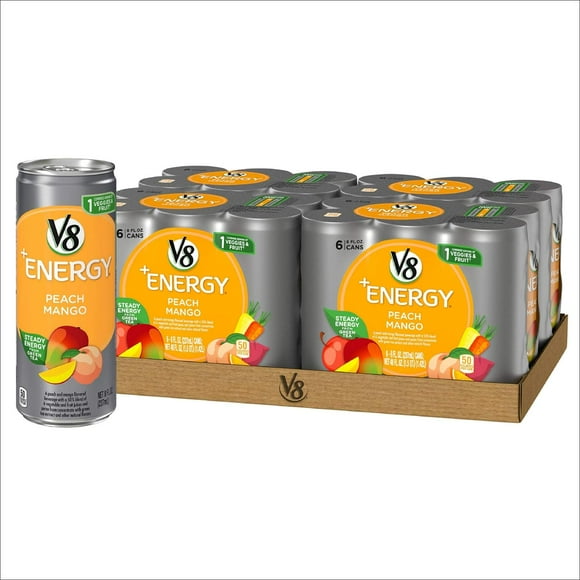 How Many V8 Energy Drinks A Day V8 Energy Drinks - Walmart.com