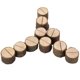 thumbnail image 4 of 10 Pack Tree Stump Shaped Place Card Holders for Wedding Party, 4 of 4