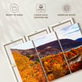 thumbnail image 6 of Elephant Stock Autumn Bear Mountainscape Wall Art - Horizontal Multi Panel Canvas - 3 Pieceliving Room Wall Decor - Photography Nature Multi Panel - Orange And Blue Decor - 50" x 32", 6 of 8