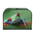 thumbnail image 2 of Uemuo Red-Eyed Tree Frog-1 Print Toaster Cover 4 Slice, Small Kitchen Appliance Covers, Toaster Oven Cover with Loop, Bread Machine Cover Dust Cover Protection, 2 of 7