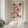 thumbnail image 6 of Swaying Petals - India Illustration Floral Abstract Modern Art Pattern Geometric Minimalist Unframed Wall Art Print 18 x 24 inches, 6 of 13