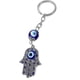 thumbnail image 1 of Llavero con amuleto de la suerte CHAO mano de Hamsa mal de ojo, 1 of 4