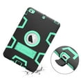 thumbnail image 6 of iPad Mini 1 Case ,iPad Mini 2 Case ,iPad Mini 3 Case, Mignova Heavy Duty rugged Anti-impact Hybrid Protective Case with Build In Kickstand For Apple iPad Mini 1 / 2 / 3(Black+Green), 6 of 7