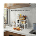 thumbnail image 5 of Juego De 2 Organizadores De Cocina De Madera Apilables, Multifuncionales Y Expandibles Lab.G Blanco, 5 of 5