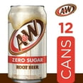 Diet A&W Root Beer, 12 fl oz (Pack of 12), Beer Party Drink
