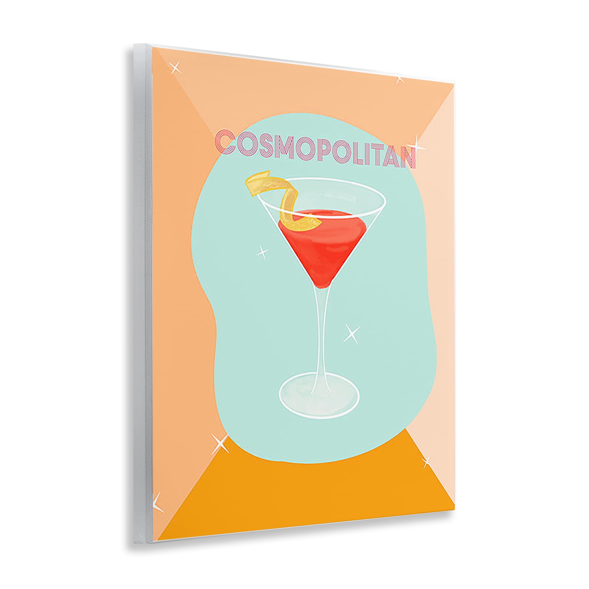 Stupell Industries Modern Cosmopolitan Drink Food & Beverage Painting Unframed Art Print Wall Art, 11 x 14