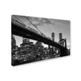 thumbnail image 2 of Trademark Fine Art "Brooklyn Bridge 5" Canvas Art by CATeyes, 2 of 3