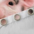 thumbnail image 4 of Manfei 3D Pink Pig Black Out Curtains, Kawaii Farm Animal Curtains Pack of 2 (42x63 Each), Teens Boys Girls Kids Bedroom Curtains, Curtains Blackout Home Decor, 4 of 6