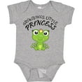 thumbnail image 3 of Inktastic Grandpa's Little Princess Cute Frog Girls Baby Bodysuit, 3 of 5