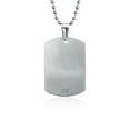 thumbnail image 2 of Bling Jewelry Mens Medical ID Dog Tag Stainless Steel Pendant Necklace 20" Chain Medium, 2 of 5