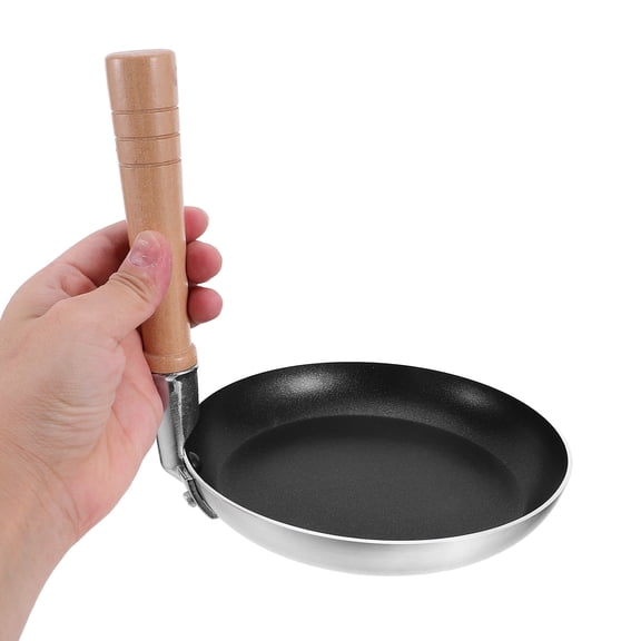 Japanese Egg Frying Pan: Tamagoyaki Pancake Pan - Non-Stick Aluminum Omelette Skillet with Vertical Handle for Kitchen Cookware Tools