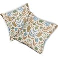 thumbnail image 7 of Brown Blue Green Floral Pillow Covers 20x20 Set of 2 Flower Flower Block Print Decorative Throw Pillowcases Outdoor Spring Summer Farmhouse Cushion Cases Decor for Home Couch Sofa Bed, 7 of 7