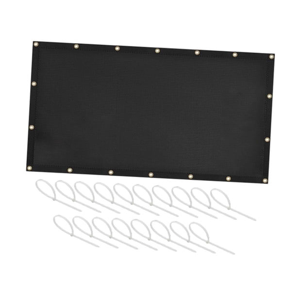 Pantalla protectora térmica detrás de la parrilla plegable para almacenamiento al aire libre, fácil de instalar, para terraza 91.5 CMX183 CM