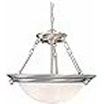 thumbnail image 3 of Volume Lighting V6973-33 Lunar 3-Light Pendant or Semi-Flush Ceiling, Brushed Nickel, 3 of 4