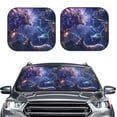thumbnail image 2 of Sikiie Enchanted Forest Stag Gathering Print Foldable Car Windshield Sun Visor, Car Window Sunshade Suitable for Sedan, SUV and Truck Car Accessories-Large, 2 of 6