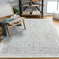 thumbnail image 3 of Grey Striped Area Rugs for Living Room Washable Rugs Boho Moroccan Area Rug Soft Neutral Geometric Bohemian Carpet Distressed Indoor Rug for Bedroom Dining Room Office Foldable Nonslip Rug, 3 of 9