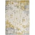 thumbnail image 5 of 7â€™ x 10â€™ Gold and Gray Abstract Area Rug, 5 of 15