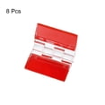 thumbnail image 3 of Uxcell 8Pack 30x35mm Acrylic Hinges Self Adhesive Clear Continuous Piano Folding Hinge, 3 of 6