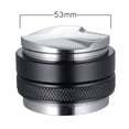 thumbnail image 5 of Nivelador de café de acero inoxidable de doble cabezal, distribuidor de café de doble propósito para cafeterías domésticas, 53 mm/2,1 pulgadas, 5 of 5