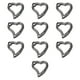thumbnail image 1 of 10 piezas de ganchos de resorte para llaveros, accesorios de metal, hebilla de llavero DIY Gris Negro, 1 of 9
