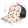 thumbnail image 2 of Lsque Labrador Retriever Dog Printed Trucker Hat - Baseball Cap for Men Women - Breathable Mesh Side, Adjustable Fit - for Casual Wear, 2 of 7