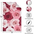 thumbnail image 5 of Red Pink Rose Flowers Dish Towels Set of 1, Watercolor Washable Tea Towels Dishcloths Lint-Free 18x28 Inch Fast Drying for Home Kitchen Clean, 5 of 7