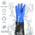 thumbnail image 5 of Long Pond Gloves, 27.5" Drain Gloves, Long Rubber Gloves, Waterproof Drain Cleaning Gloves Acid and Alkali Resistance Pond Cleaning Gloves, Full Arm G, 5 of 5