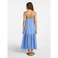 thumbnail image 2 of No Boundaries Eyelet Tiered Maxi Dress, Women's Sizes XXS-XXL, 2 of 4
