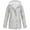 Grey, variant on Meichang Women's Winter Rain Jackets Waterproof Windproof Casual Raincoats Warm Thicken Overcoats Zip Up Hooded Coats Fleece Lined Solid Color Raincoats with Snap Pockets