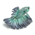 thumbnail image 5 of Bejeweled Pewter Multi Color Enamel Finish SY Betta Fish Trinket Box, 5 of 5