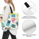 thumbnail image 3 of Disketp Playing Video Games Bolsa Tote Estampada para Mujer, Bolso de Hombro y de Mano para Compras y Viajes, 3 of 8