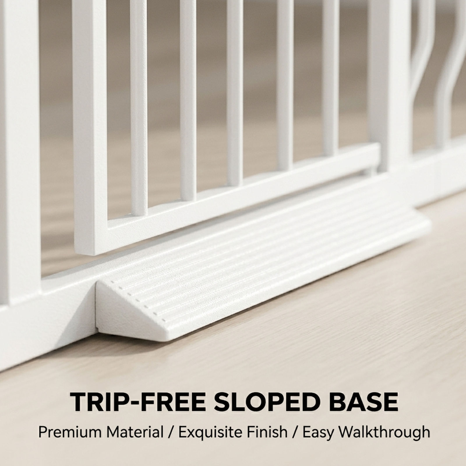 FURDEAR Narrow Baby Safety Gate, 24-29 in, White photo 6