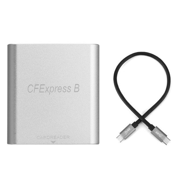 Lector tarjetas externas Tipo C a CFEXpress B Reader Portable USB 3.1 Gen 2 Drive-Free Para la computadora portátil Chromebook