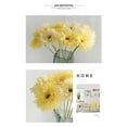 thumbnail image 4 of Ikeay Simulation Brushed Gerbera Chrysanthemum Single Stem Silk Flower, Minimalist Home Office Wedding Decoration, Realistic Artificial Flower, 4 of 4