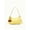 Yellow, variant on REMANLAND Women's Cherry Charm Hobo Shoulder Bag, Black Leather