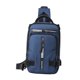 thumbnail image 5 of Bolso bandolera con correa de hombro ajustable para el trabajo, viajes, impermeable, para el pecho Azul, 5 of 9
