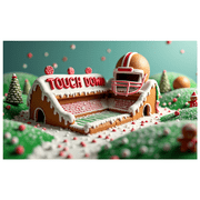 Football Themed Glowing Touch Down Banner Background Decor Party Supplies for Football Viewing Parties Tailgate Parties and Sports Themed Celebrations