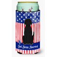 thumbnail image 1 of ""Caroline'S Treasures Bb3052Tbc Patriotic Usa Labrador Negro Tall Boy Hugger Bebidas Frías-Koozies Multicolor"", 1 of 1