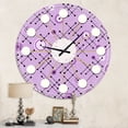 thumbnail image 2 of Designart '1950 Motif Rétro Iii Horloge Murale Moderne du Milieu du Siècle, 2 of 4