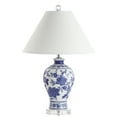 thumbnail image 3 of JONATHAN Y Song 21.5" Ceramic/Crystal Chinoiserie Floral LED Table Lamp, Blue/White, JYL6613A, 3 of 8