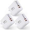 thumbnail image 1 of Articona Paquete de 3 Cargadores USB-C de Carga Rápida de 60W con 5 Puertos, 1 of 4
