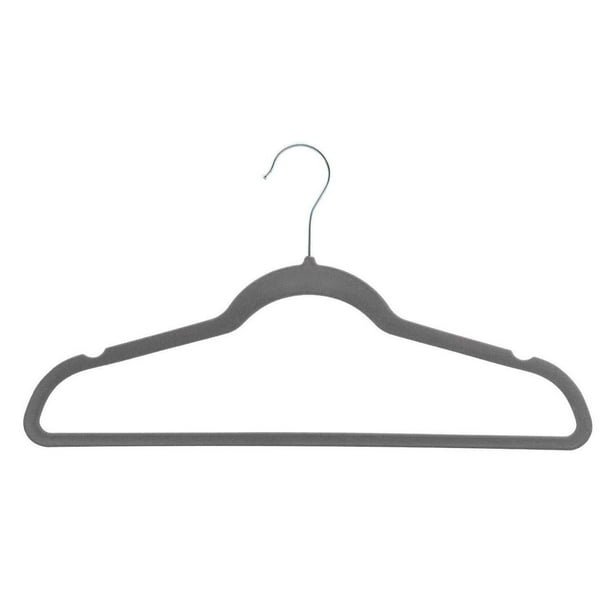 50 Pack Clothes Hangers Gray Velvet Hangers Clothes Hanger Ultra Thin