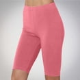 thumbnail image 2 of Aboser Ribbed Knit Biker Shorts for Women Above the Knee Bermuda Shorts Tummy Control Yoga Cycling Shorts Athletic High Waisted Butt Lifting Shorts, 2 of 9