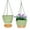 GREEN, variant on 2 Pack 8 inch Plastic Black Hanging Planters with 3 Hooks,Hanging Plant Pot Basket with Drainage Hole for Garden Home