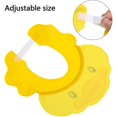 thumbnail image 3 of 2pcs Baby Shower Cap Visor, Adjustable Silicone Duck Hair Washing Aids,, 3 of 4