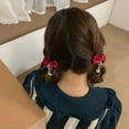 thumbnail image 6 of JZROCKER Bow Hair Clip Balletcore Bow Heart Pearls Cute Headdress Hairpin, 6 of 21