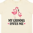 thumbnail image 4 of Inktastic Gramma Loves Me Girl Flamingo Girls Toddler T-Shirt, 4 of 5