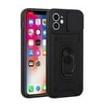 thumbnail image 4 of For Apple iPhone XR Hybrid Cases with Slide Camera Lens Cover and Ring Holder Kickstand Rugged Dual Layer Hard Cover ,Xpm Phone Case [ Black ], 4 of 9